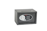 Phoenix Vela Deposit Home and Office Size 1 Safe Electronic Lock Graphite Grey SS0801ED DD